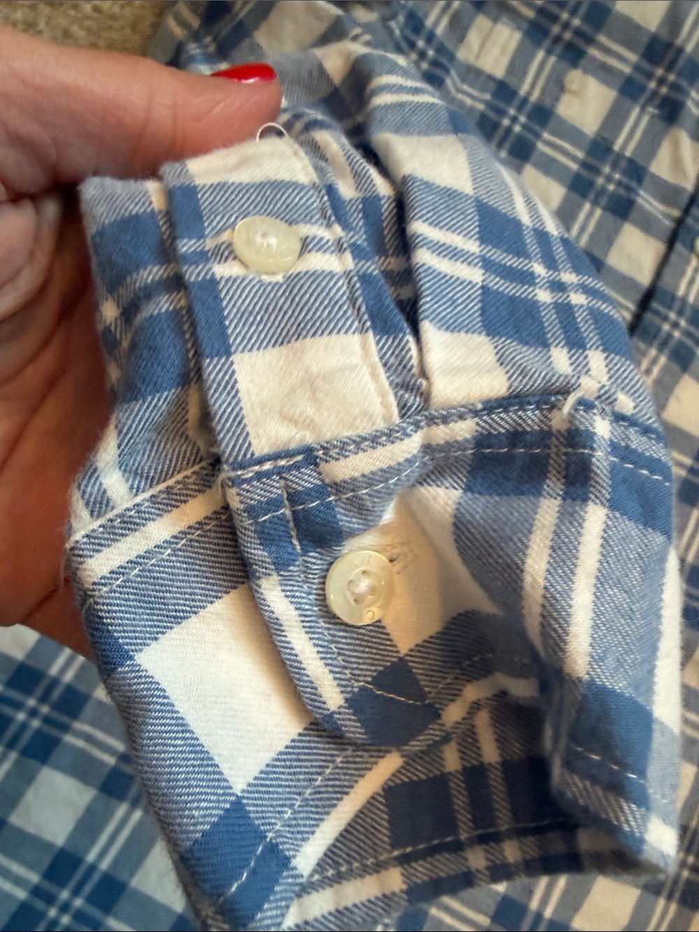Janie & Jack Plaid Flannel Shirt, 10 - Picture 4 of 9